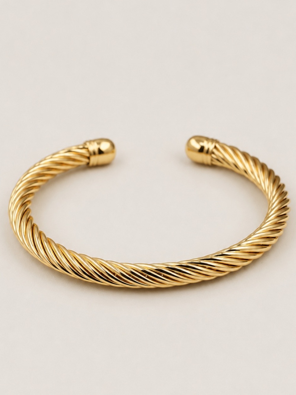 New! Classic Gold Twist Cuff Bracelet NWOT